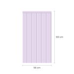 Papel de Parede Meia Parede Ripado Rosa