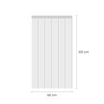 Papel de Parede Meia Parede Ripado Cinza
