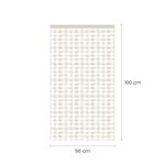 Papel de Parede Meia Parede Xadrez Pinceladas Bege