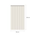 Papel de Parede Meia Parede Ripado Creme