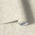 Papel de Parede Fundo Bege Com Bolinhas