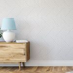 Papel de Parede Geométrico Entrelaçado Linhas