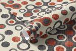 Papel de Parede Abstrato Moléculas Bolinhas Fundo Rabiscado