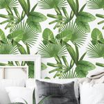 Papel de Parede Folhagem Tropical