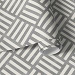 Papel de Parede Geométrico Abstrato Chumbo