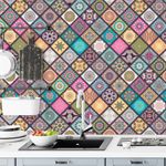 Papel de Parede Mosaico Arabesco