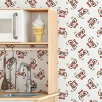 Papel de Parede Infantil Minimalista Gato de Óculos