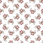 Papel de Parede Infantil Minimalista Gato de Óculos