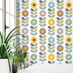 Papel de Parede Flores Abstratas Tons Pasteis 