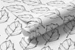Papel de Parede Desenho Folhas de Árvore