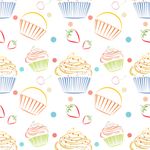 Papel de Parede Confeitaria Cupcakes