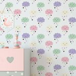 Papel de Parede Infantil Chuva de Bençãos