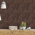 Papel de Parede Textura de Madeira Escura