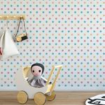 Papel de Parede Bolinhas Coloridas Infantil