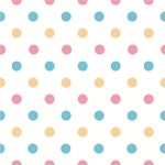 Papel de Parede Bolinhas Coloridas Infantil