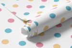 Papel de Parede Bolinhas Coloridas Infantil