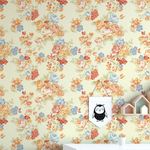 Papel de Parede Floral Infantil ( Tons Pasteis )