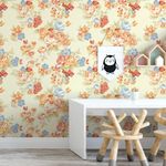 Papel de Parede Floral Infantil ( Tons Pasteis )