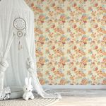 Papel de Parede Floral Infantil ( Tons Pasteis )