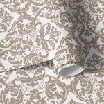 Papel de Parede Padrão Arabesco Ornamental 