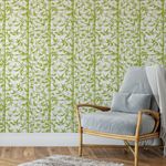 Papel de Parede Folhas e Bambus 