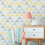 Papel de Parede Triângulos Infantil