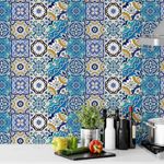 Papel de Parede Mosaico Azulejo Português 