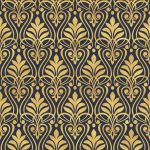 Papel de Parede Ouro com Arabesco 
