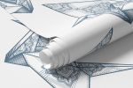 Papel de Parede de Aviãozinho de Origami 