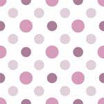 Papel de Parede Bolinhas (Tons de Rosa)