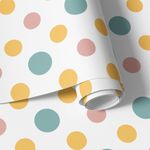 Papel de Parede Bolinhas (Coloridas)