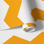 Papel de Parede Chevron Amarelo 