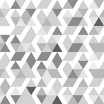 Papel de Parede Triângulos Abstratos (Tons de Cinza)