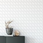 Papel de Parede 3D Abstrato (Branco)