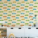 Papel de Parede Carrinhos Infantil 
