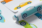 Papel de Parede Carrinhos Infantil 