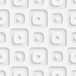 Papel de Parede Cubos Brancos 3D