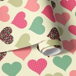 Papel de Parede Infantil Corações (Coloridos)