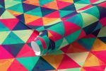 Papel de Parede Triângulos Super Coloridos 