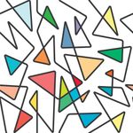 Papel de Parede Linhas Cruzadas (Coloridas)
