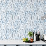 Papel de Parede Ondas Abstratas 