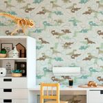 Papel de Parede Desenho de Dinossauros