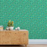 Papel de Parede Anos 70 (Ondas)