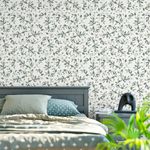Papel de Parede Flores Delicadas (Azul)