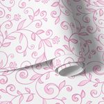 Papel de Parede Flores Delicadas (Rosa)