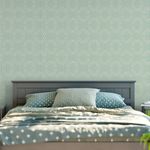 Papel de Parede Linhas Onduladas (Verde)