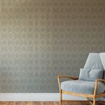 Papel de Parede Linhas Onduladas (Chumbo)