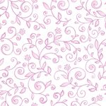 Papel de Parede Flores Delicadas (Rosa)