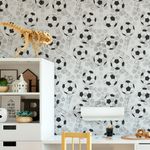 Papel de Parede Infantil de Futebol 