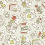 Papel de Parede Câmeras Retro 